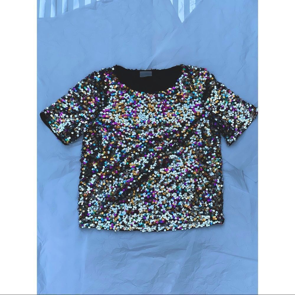 Sequin Party Evening Fun Top Shirt VERO MODA